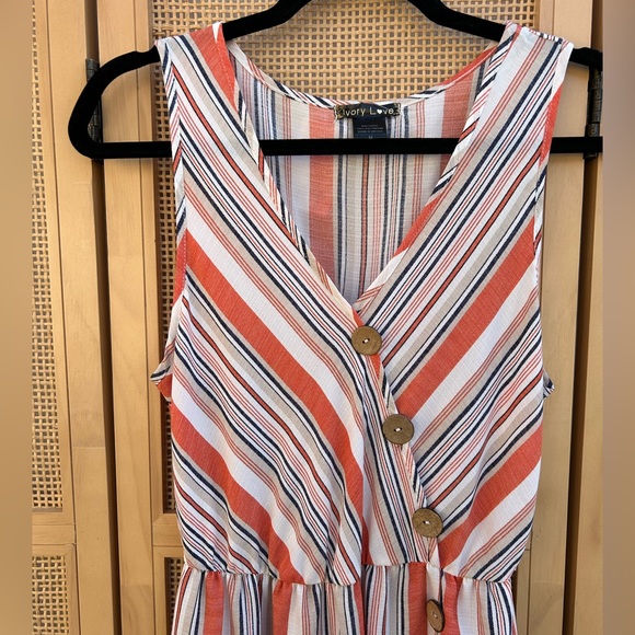 Ivory Love Striped Dress - Picture 4 of 7